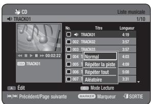 SAMSUNG DVD-HR770 - Répéter la lecture d'un CD (CD-DA) et d'un fichier MP3 - 1