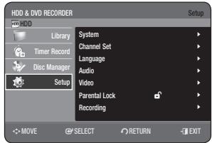 SAMSUNG DVD-HR770 - SETTING THE CLOCK - 2