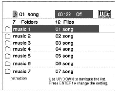 SAMSUNG DVD-L100WA - Functie voor afspelen van MP3's - 1