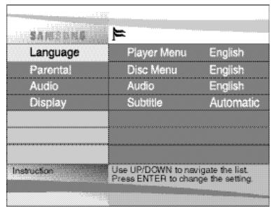 SAMSUNG DVD-L100WA - NOTE: - 1