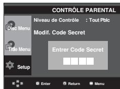 SAMSUNG DVD-P171 - Changement du mot de passer - 4