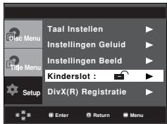 SAMSUNG DVD-P171 - Het classificatieniveau instellen - 2
