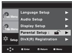 SAMSUNG DVD-P171 - Changing the Password - 2