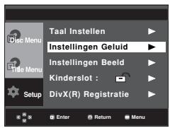 SAMSUNG DVD-P171 - De geluidopties instellen - 1