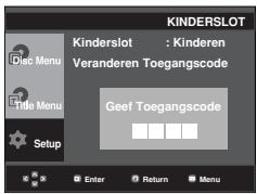 SAMSUNG DVD-P171 - De toegangscode wijdigen - 4