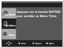 SAMSUNG DVD-P171 - Utilisation du menu Titres - 1