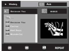 SAMSUNG DVD-P171 - MP3/WMA/CD Audio-Dateien wiedergeben - 1