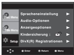 SAMSUNG DVD-P171 - Setup-MENU verwenden - 1