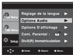 SAMSUNG DVD-P171 - Configuration des options audio - 1