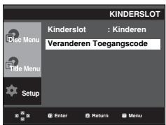 SAMSUNG DVD-P171 - De toegangscode wijdigen - 3