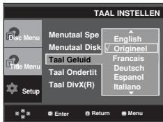 SAMSUNG DVD-P171 - Taalkeuze geluidsspoor - 1