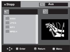 SAMSUNG DVD-P171 - Clip-MENU für MP3/WMA/JPEG/CD Audio/MPEG4 - 1