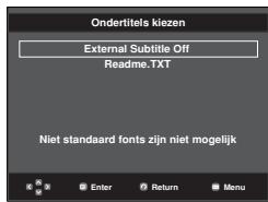 SAMSUNG DVD-P171 - De toets SUBTITLE gebruiken (DVD/MPEG4) - 2