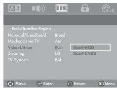 SAMSUNG DVD-P181 - De beeldoptions instellen - 3