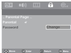 SAMSUNG DVD-P181 - Changing the Password - 2
