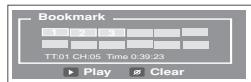 SAMSUNG DVD-P181 - Clearing aBookmark - 1