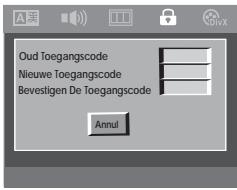 SAMSUNG DVD-P181 - De toegangscode wijzigen - 4