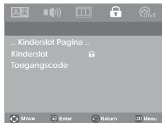 SAMSUNG DVD-P181 - De toegangscode wijzigen - 2