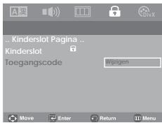SAMSUNG DVD-P181 - De toegangscode wijzigen - 3