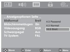 SAMSUNG DVD-P181 - Bildformat - 1