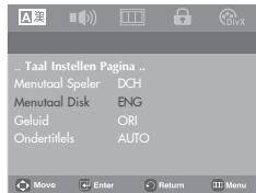 SAMSUNG DVD-P181 - Het Disc Menu (Diskmenu) gekruiken - 1