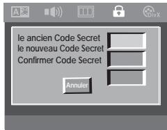 SAMSUNG DVD-P181 - Changement du mot de passer - 4