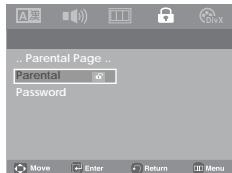SAMSUNG DVD-P181 - Changing the Password - 1