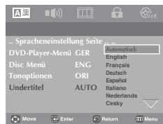 SAMSUNG DVD-P181 - Untertitel-Sprache wahlen - 1