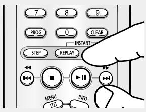 SAMSUNG DVD-P355 - Press the INSTANT REPLAY button. - 1