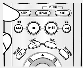 INSTANT STEP REPLAY SKIP RETURN C MENU (1) INFO DIY MENU