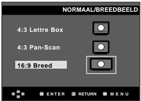 SAMSUNG DVD-P355 - ① Normaal/Breedbeeld (TV Aspect) - 1