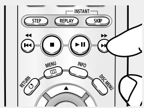 INSTANT STEP REPLAY SKIP RETURN GND MENU INFO DEC MENU
