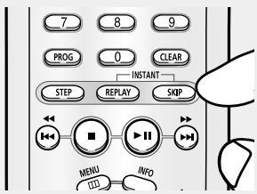 7 8 9 PROG 0 CLEAR INSTANT STEP REPLAY SKIP MENU INFO