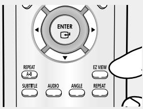 SAMSUNG DVD-P355 - Press the EZ VIEW button. - 1
