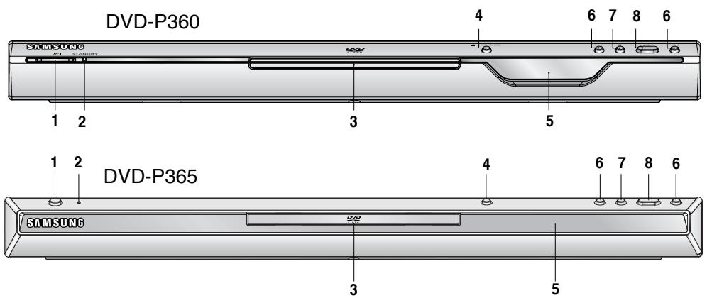 SAMSUNG DVD-P360 - Face avant - 1