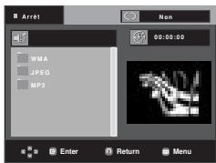 SAMSUNG DVD-P360 - Menu séquences animées pour fichiers MP3/WMA/JPEG/MPEG4/CD Audio - 1