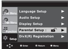 SAMSUNG DVD-P360 - Changing the Password - 2