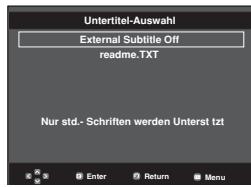 SAMSUNG DVD-P360 - Taste SUBTITLE verwenden (DVD/MPEG4) - 2