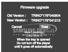 SAMSUNG DVD-P360 - Upgrade procedure - 2