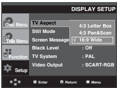 SAMSUNG DVD-P360 - TV Aspect - 1