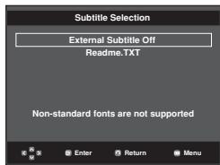 SAMSUNG DVD-P360 - Using the SUBTITLE button (DVD/MPEG4) - 2
