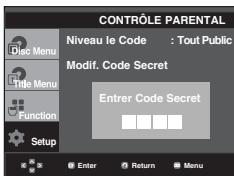 SAMSUNG DVD-P360 - Changement du mot de passer - 4