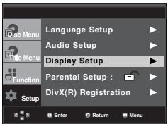 SAMSUNG DVD-P360 - Setting Up the Display Options - 1