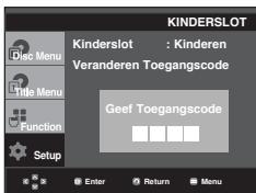 SAMSUNG DVD-P360 - De toegangscode wijzigen - 4