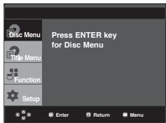 SAMSUNG DVD-P360 - Using the Disc Menu - 1