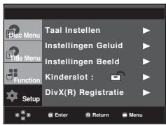 SAMSUNG DVD-P360K - Het classificatieniveau instellen - 1