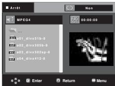 SAMSUNG DVD-P360K - Lecture de fichiers MPEG4 - 1