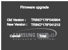 SAMSUNG DVD-P360K - Aktualisierung durchführten - 1