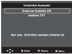 SAMSUNG DVD-P360K - Taste SUBTITLE verwenden (DVD/MPEG4) - 2