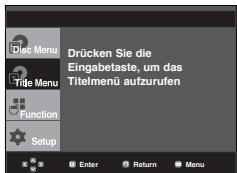 SAMSUNG DVD-P360K - Titelmenu verwenden (DVD) - 1